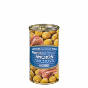 (NZ) Zielone oliwki faszerowane anchois Hacendado Słoik 350 g