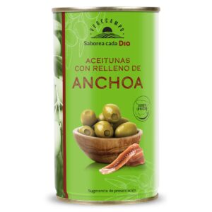 Oliwki zielone nadziewane pastą z anchois Dia Vegecampo 150 g