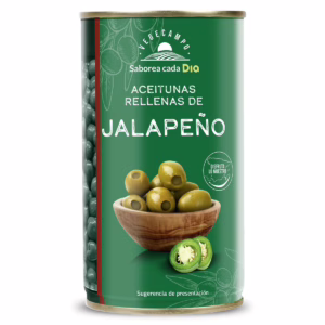 Oliwki zielone nadziewane pastą z papryczek jalapeño Dia Vegecampo 150 g