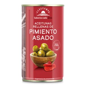 Oliwki zielone nadziewane pieczoną papryką Dia Vegecampo 150 g