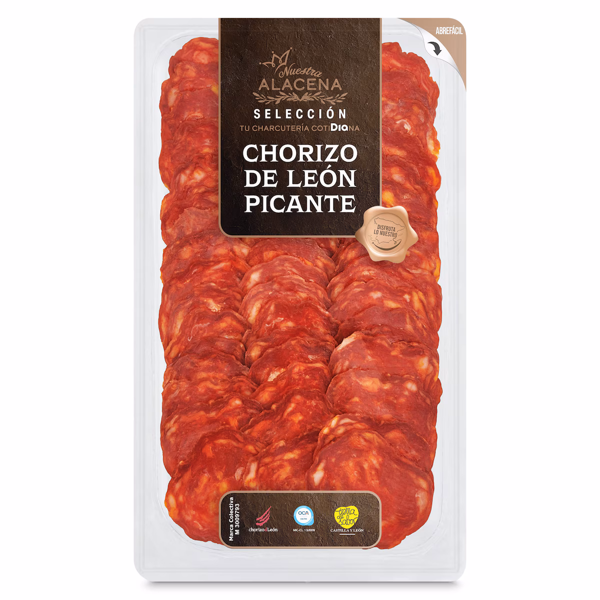 (NZ) Chorizo z León pikantne Dia Nuestra Alacena 100 g
