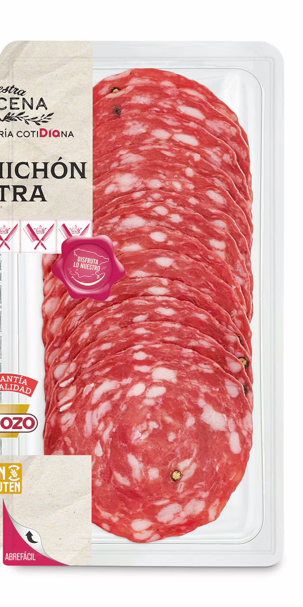 Salchichón extra w plastrach 100 g - obrazek 2
